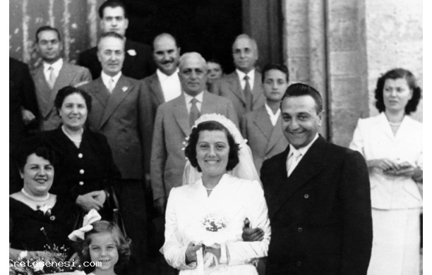 1949, gioved 22 settembre - Matrimonio di Anna Sabatini con Pasquale Alfano
