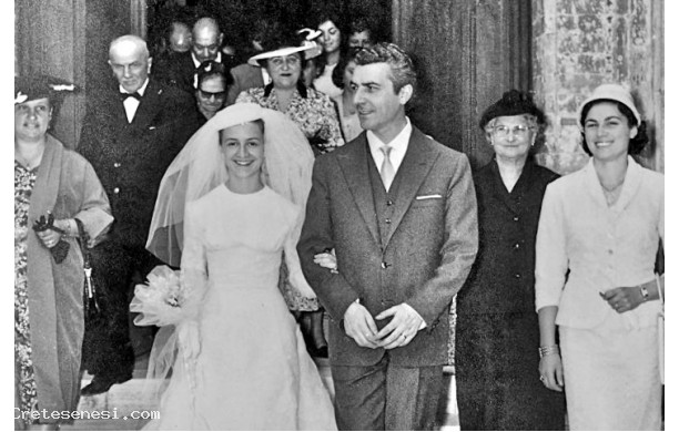 1957, Gioved 2 di Settembre - Luciano e Lucia, sposi