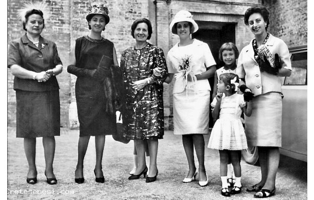 1964, Domenica 23 agosto - Franchina Maffei si sposa a Monte Oliveto Maggiore