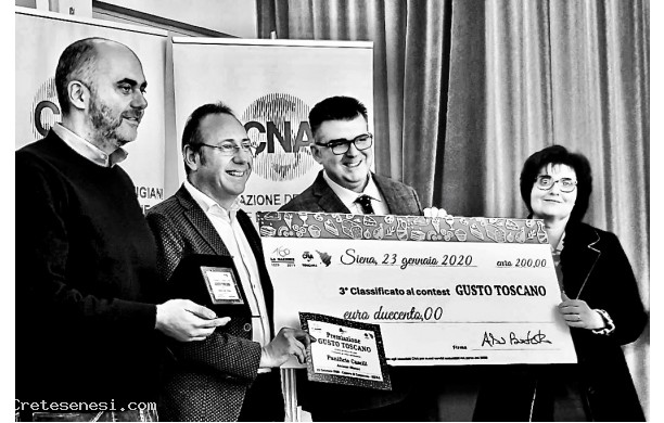 2020, 23 Gennaio - Ancora un premio al Forno delle Crete