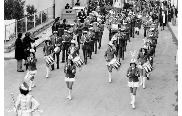 1974 - Partenza da via Trento della sfilata di Carnevale