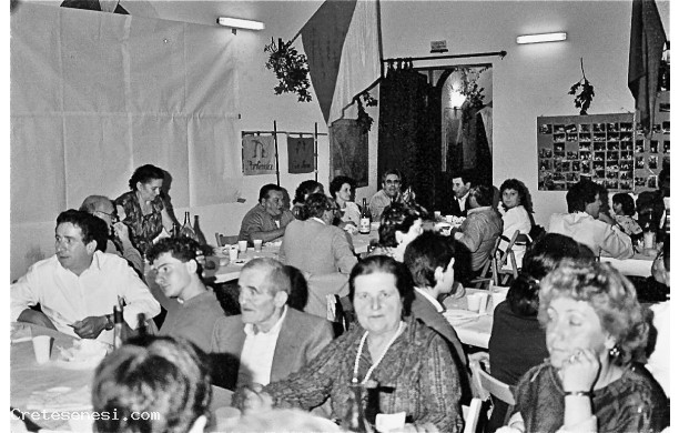 1986 - cena della vittoria al  Cinema Teatro Ravvivati
