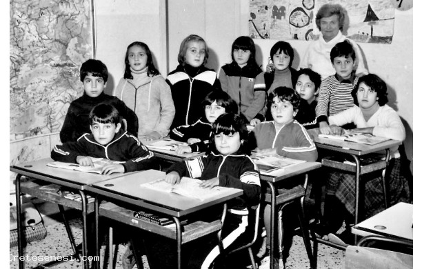 1980 - Quarta Elementare con la maestra Landi