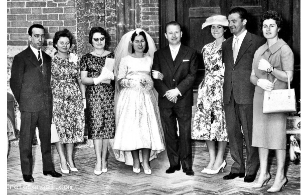 1959, Venerd 26 Giugno - Matrimonio di Maria Petrioli con Gianfranco a Monte Oliveto
