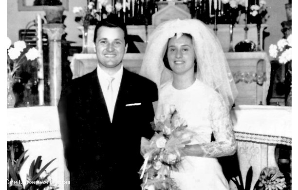 1965, Mercoled 15 Maggio - Mario e Otella sposi alle Serre