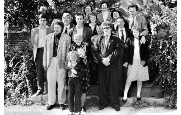 1986 - Novantesimo compleanno con tutti i nipoti
