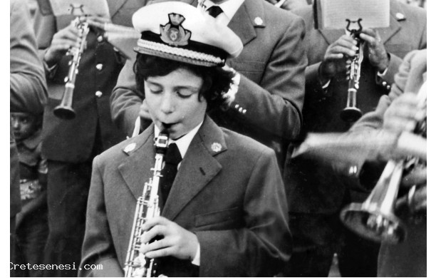 1974 - Esordio in banda di un giovane musicante