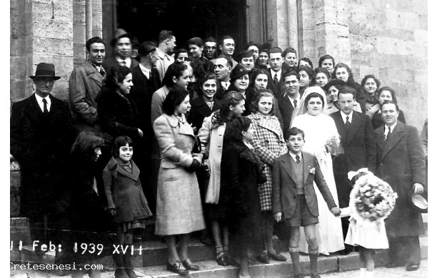 1939, Sabato 11 Febbraio - Enzo Lucatti e Bruna, sposi