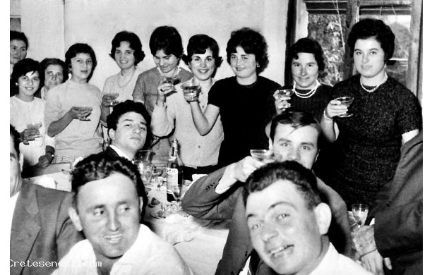 1960, Giovedi 27 Ottobre - Matrimonio a San Marco, immagini del pranzo