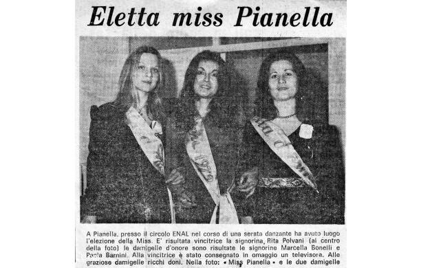1972, Sabato 12 Febbraio - Eletta miss Pianella