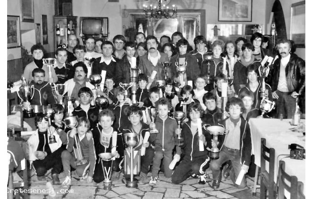 1979 - il G. S. Ascianomobili festeggia gli atleti più piccoli