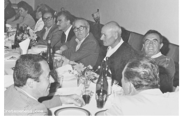 1984 - Cena dei Menciaioli, i Maremmi a capo tavola