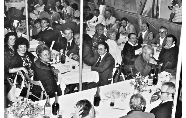 1979 - Garbo d’Oro, i commensali in prima fila