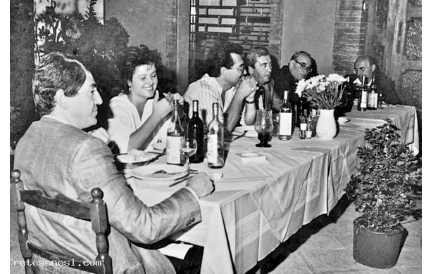 1987 -3- Cena dei Menciaioli, la tavolata di testa