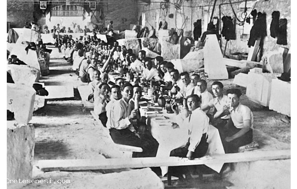 1933 - Venticinquennale fondazione della Cooperativa Scalpellini