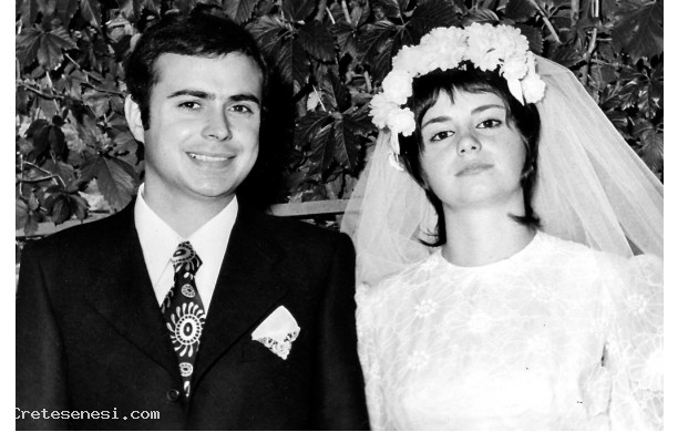 1970, Sabato 12 Settembre - Alessandro e Tatiana sposi