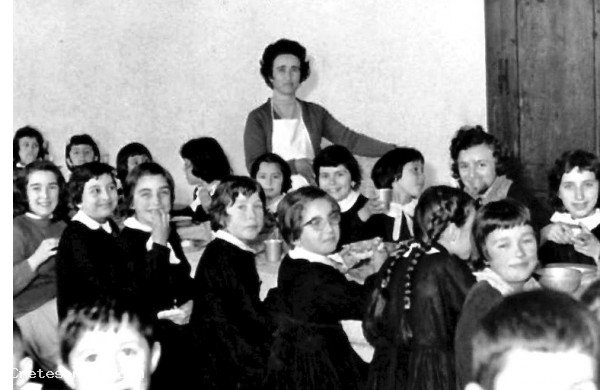 1958 - Mensa scolastica delle Elementari o come si diceva allora Refettorio