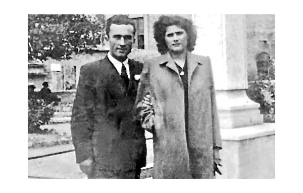 1946, Mercoledi 24 Aprile - Osvan e Velia il giorno del matrimonio