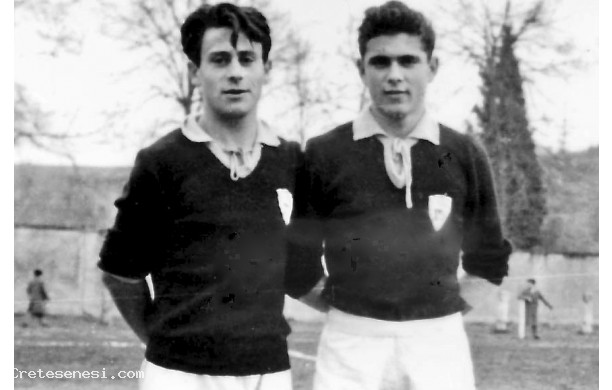 1955 - Guido e Luciano, calciatori Virtussini