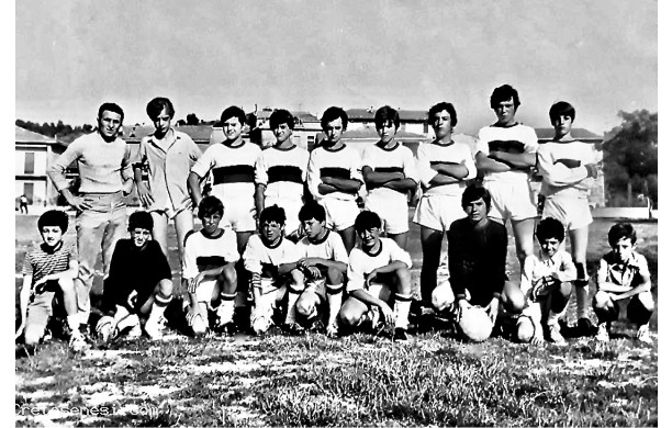 1970, Domenica 6 settembre - Squadra dei giovanissimi: Rapolano 1, Castelnuovo 0