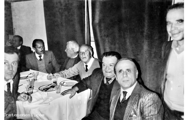 1986 - Bazzino festeggia con gli amici i 50 anni da musicante nella Banda