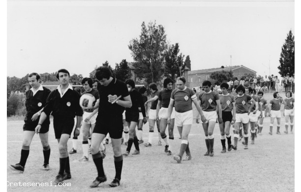 1971 - Torneo della Pievina: la squadra vincente del club gigliato