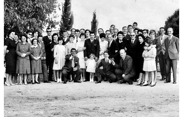 1960, Giovedi 27 Ottobre - Storica foto nell'aia di San Marco