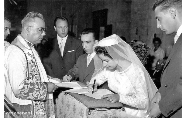 1958, Domenica 31 Agosto - Matrimonio di Enrico Torpigliani con Ivonne