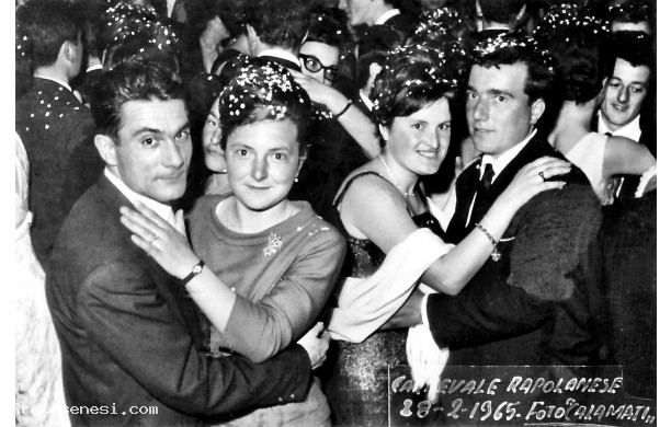 1965, Gioved 18 febbraio - Ballo di Carnevale al Teatro