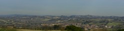 Panorama del paese con sfondo sulle Crete