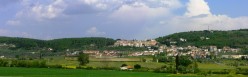 Panorama frazione di Serre di Rapolano visto da Est