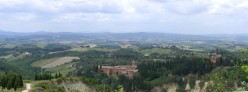 Panoramica dalla strada per Chiusure