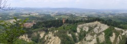 Panorama sui calanchi