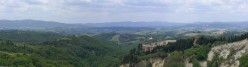 Panorama sui calanchi
