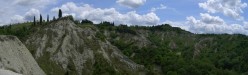 I calanchi da Monte Oliveto