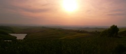 Tramonto sui laghetti di Mucigliani