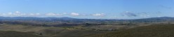 Uno sguardo verso Siena al mattino