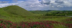 nubi all'orizzonte a primavera inoltrata