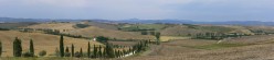 Scendendo da Leonina verso Siena