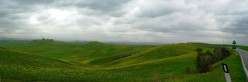 Le dolci colline lambite dealla strada Lauretana