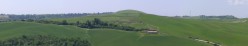 Il poggio visto dalla strada per le Sante Marie