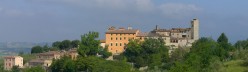 Vista ravvicinata del paese