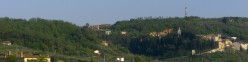 Il paese coperto dalla cipresseta a nord