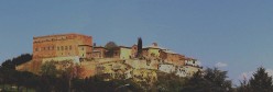 La rocca medievale tutta in mattoni