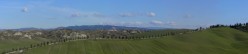 Le crete di Leonina in una bella giornata di marzo