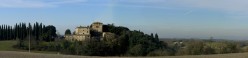 Panoramica con le crete sullo sfondo