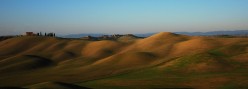 Le colline di Mezzavia al tramonto