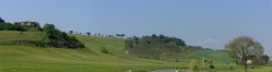 Le colline vicino al bivio per Pieve a Salti