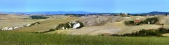 Splendido panorama delle crete verso nord