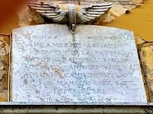 Lapide dedicata ai Ferrovieri Caduti nella Grande Guerra